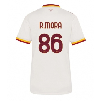 AS Roma Rodrigo Mora #86 Maglia Gara Trasferta Repliche 2026-27 Donna Maniche Corte